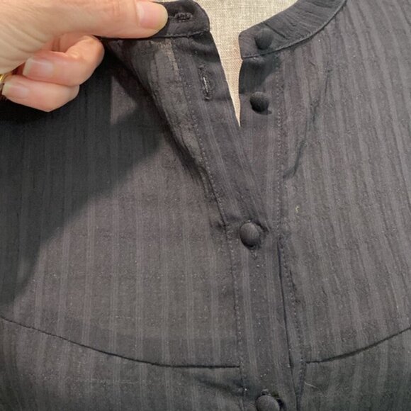 Samsoe Black Long Sleeve Blouse - Picture 8 of 16